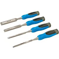 Silverline 633495 - Juego de cinceles para madera (4 unidades- 6- 13- 19 y 25 mm)